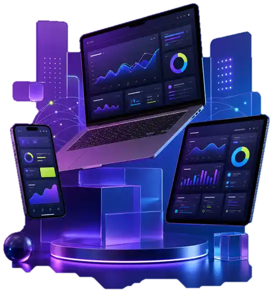 Website development, custom applications and software products.